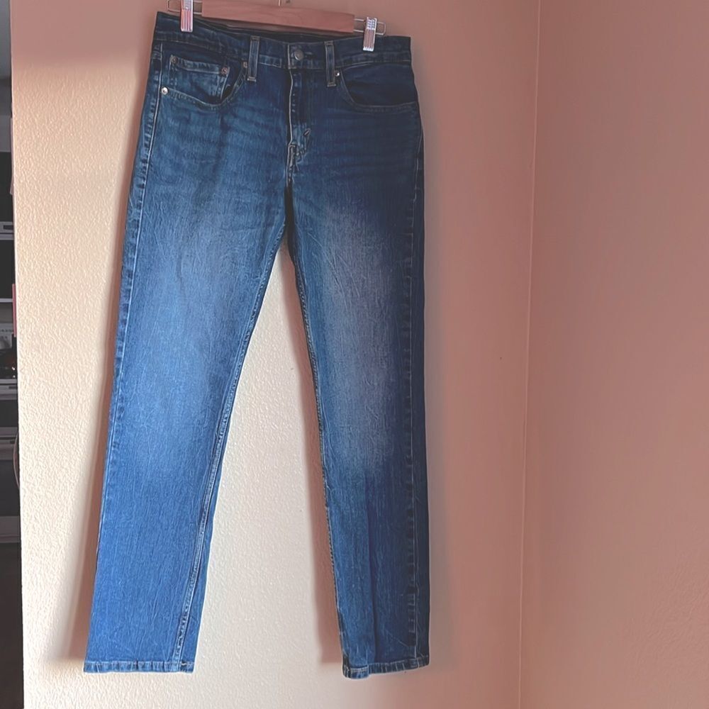 Levi’s 511 Jeans Medium wash with fading and whiskering 31 x 32